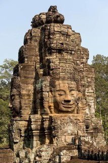 Tower with the face of Bodhisattva Lokeshvara