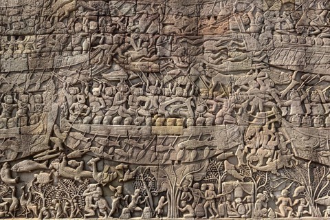 Bas-relief on the east wing of the South Gallery