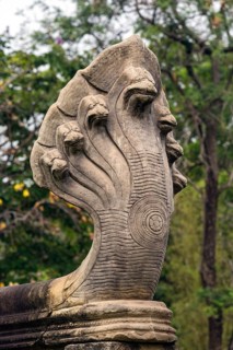 Seven Headed Naga at the south entrance