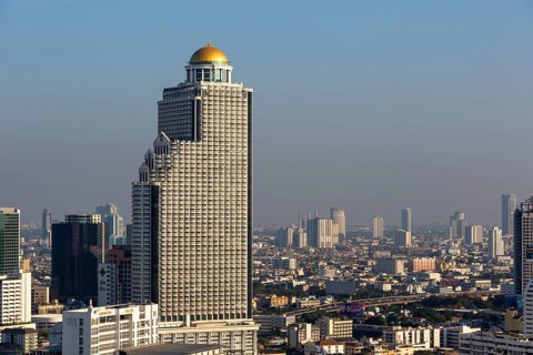 View of Lebua State Tower from Millennium Hilton Bangkok
