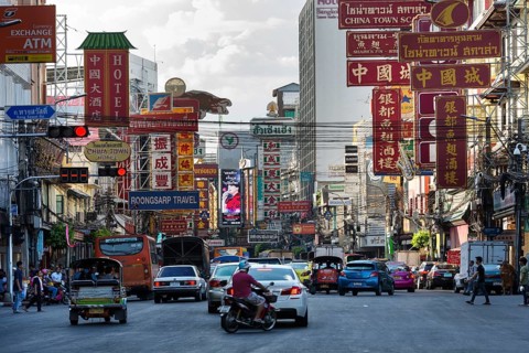 Yaowarat Road in Chinatown