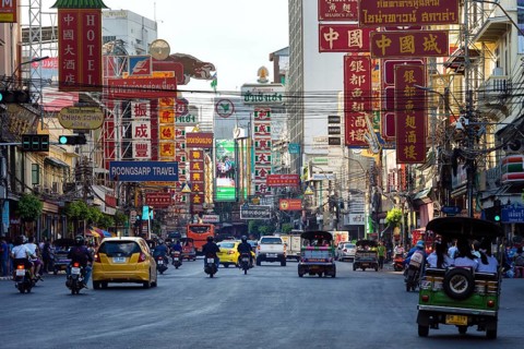 Yaowarat Road in Chinatown