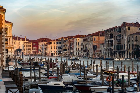 Grand Canal with boats