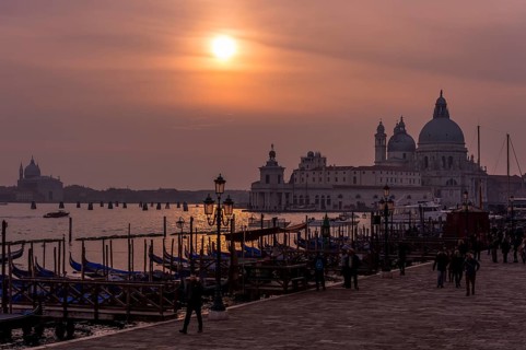 Santa Maria della Salute at sunset