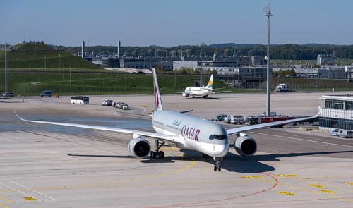 Qatar Airways Airbus A350 XWB on the apron