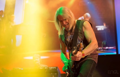 Guitarist Steve Morse of the rock band Deep Purple