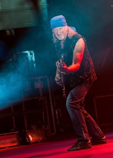 Bass player Roger David Glover of the rock band Deep Purple