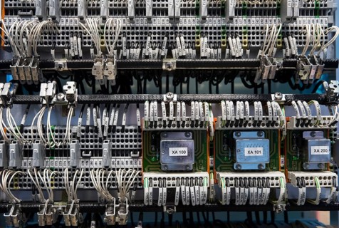 Control cabinet of a brake system