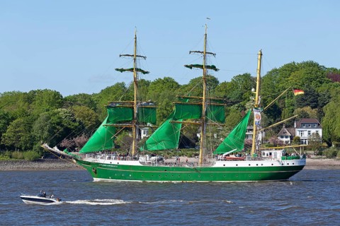 Sailing ship "Alexander von Humboldt II"