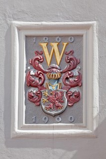 Crest on the town hall