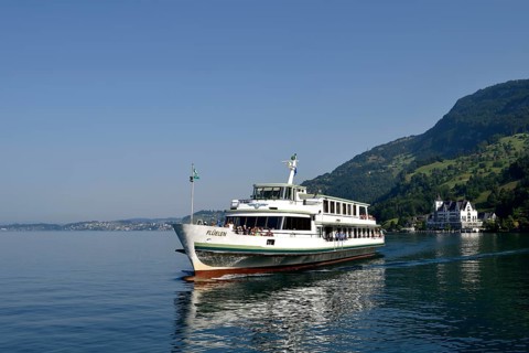 Panorama ship MS Fluelen
