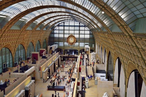Former train station hall