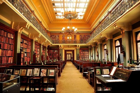 Reading room in the Library