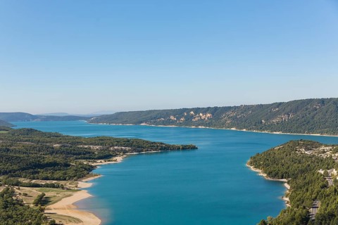 View to the Lac de Sainte-Croix