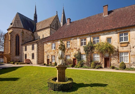 Benedict Nuns Convent Herzebrock with monastery church Sankt Christina
