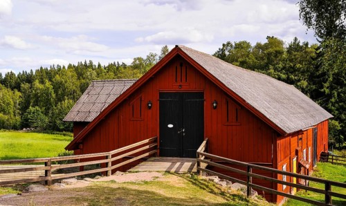 Shooting location of Astrid Lindgren's film series Michel
