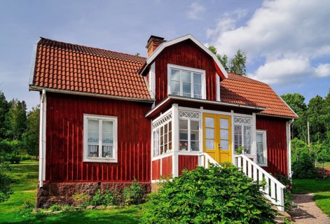 Shooting location of Astrid Lindgren's film series Michel