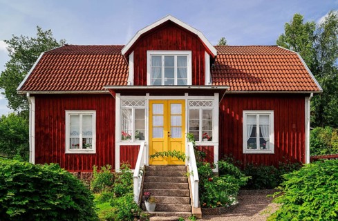 Shooting location of Astrid Lindgren's film series Michel