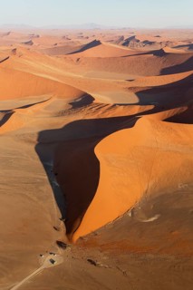 The famous Dune 45 with adjoining car park