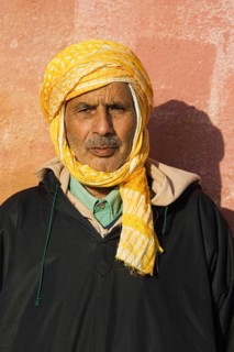 Portrait of a Berber man