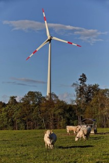 Wind turbinet in Hunsruck