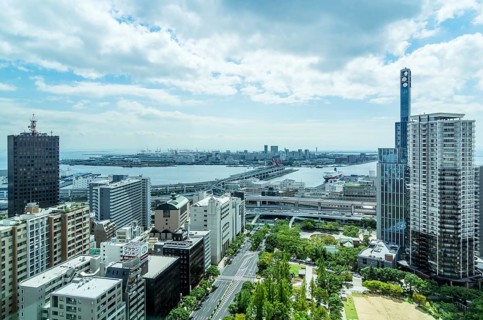 View from the top of the city
