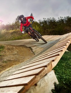 Mountain biker
