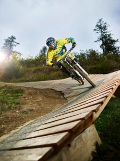 Mountain biker