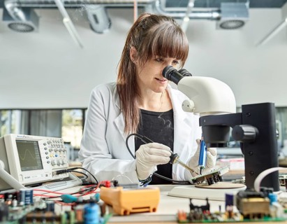 Female technician