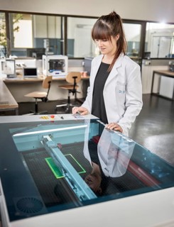 Female technician