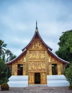 Funerary chapel in the temple Wat Xieng Thong