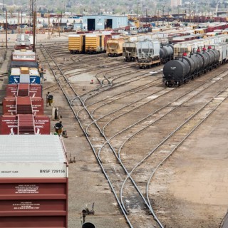 The Union Pacific Denver North Rail Yard
