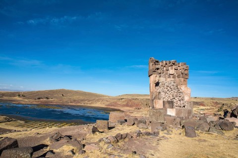 Grave towers of Sillustani