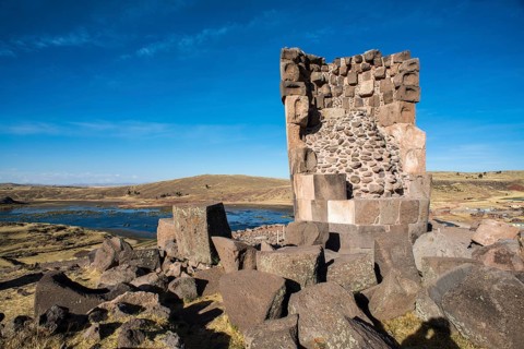 Grave towers of Sillustani