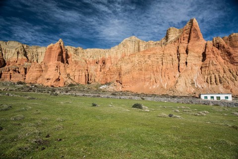 Red rock formations