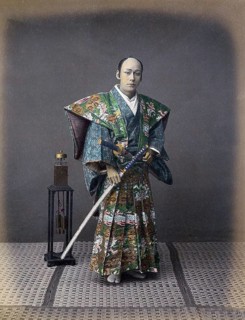 Samurai with sword