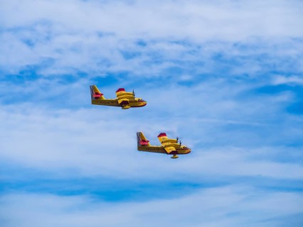 Two seaplanes