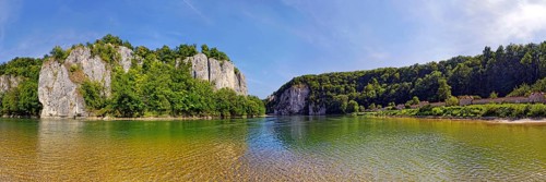Donau opening near Weltenburg Abbey