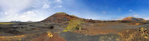 Caldera Colorada with lava