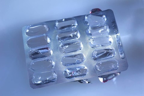 Empty blister pack