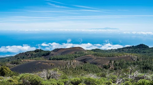 Volcanic landscape on the 'Ruta de los Volcanes'