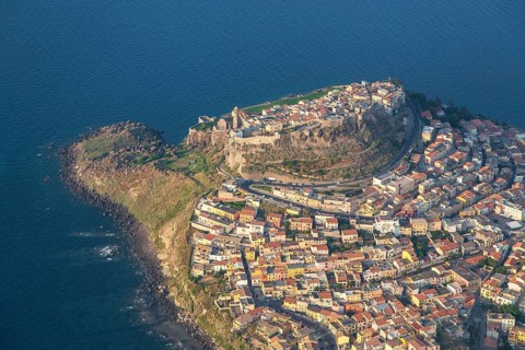 Aerial view of Castelsardo