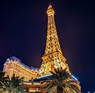 Illuminated Eiffel Tower