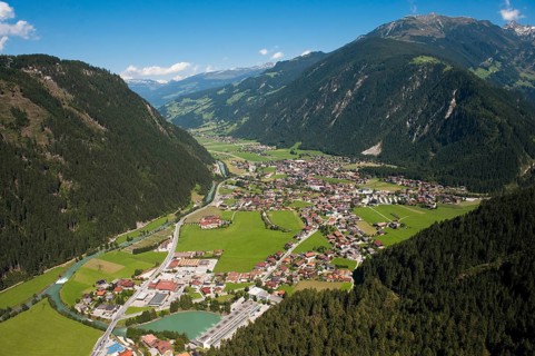 Townscape of Mayrhofen