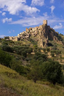 Abandoned mountain village Craco