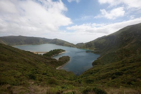 Lagoa do Fogo crater lake