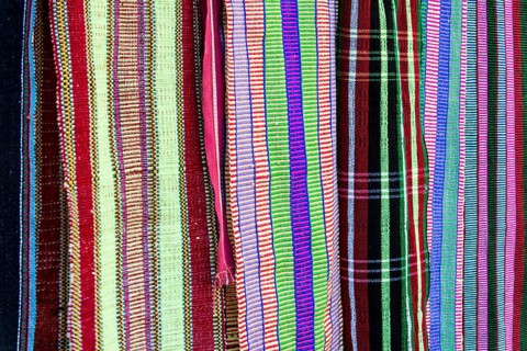 Colourful scarves