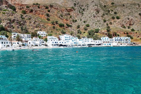 Village on the coast