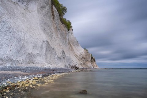 Baltic Sea and chalk cliffs