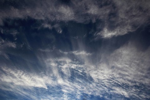 Streaks of clouds
